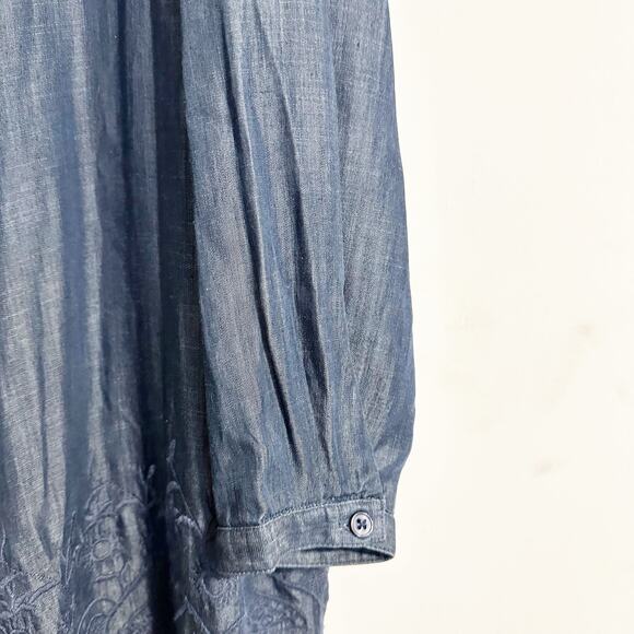 Coldwater Creek Tunic Top Embroidered Feminine - Picture 4 of 7